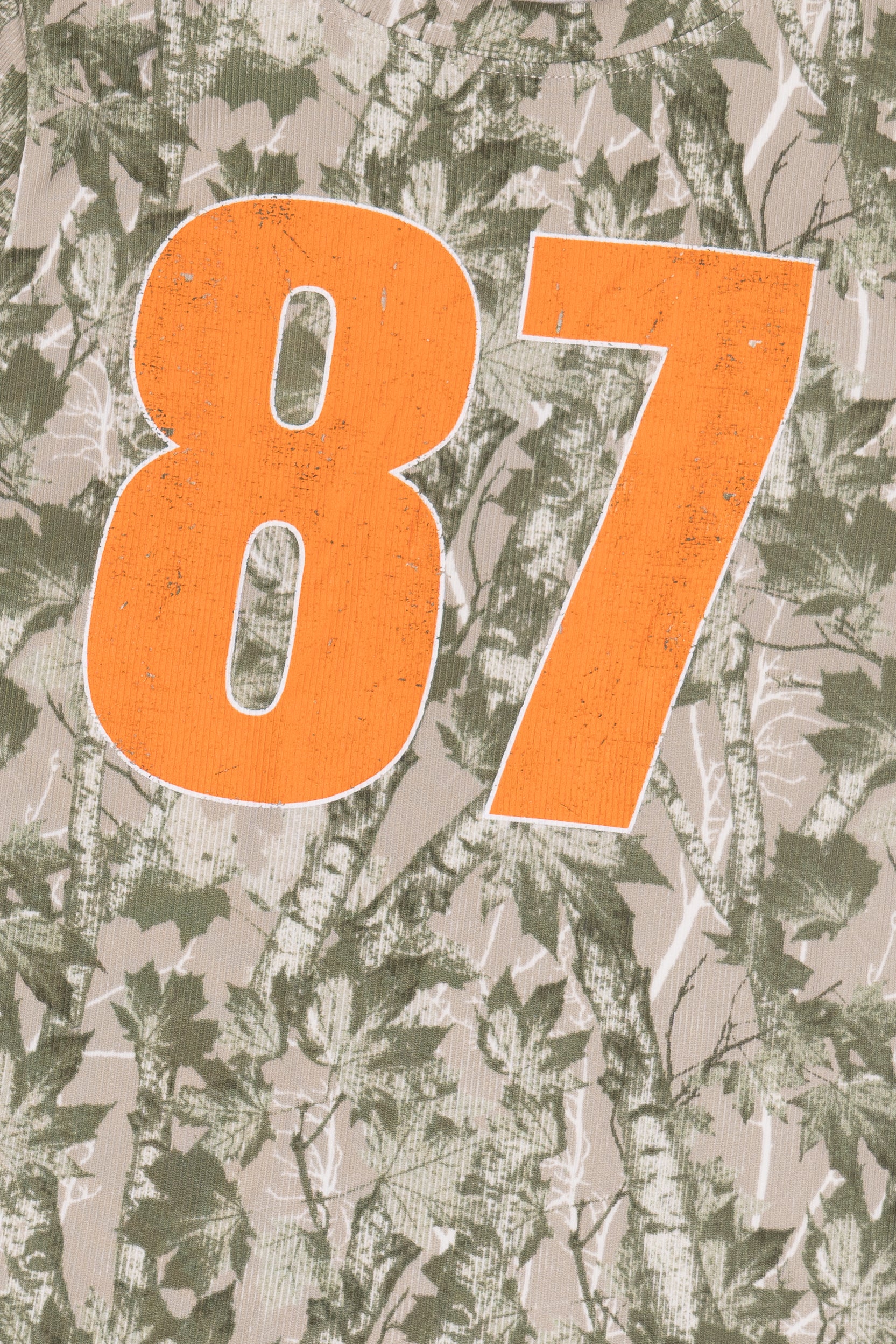 87 Woodland Camo Ribbed Tee - Image 6