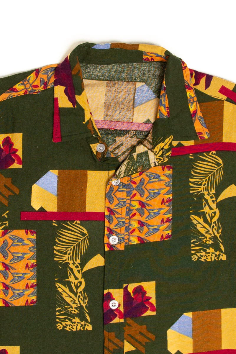Abstract Collage Pattern Hawaiian Shirt - Image 2