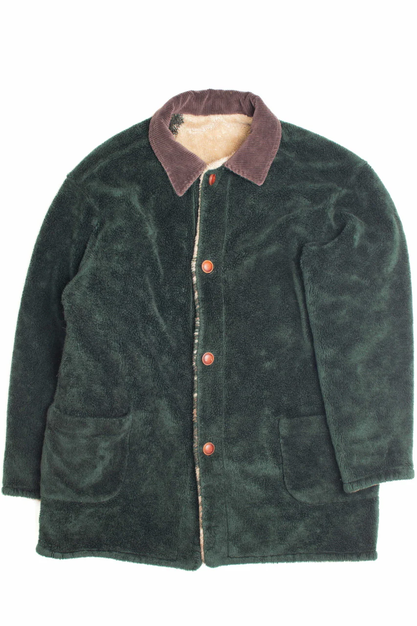 Alaska Denali National Park Reversible Soft Fleece Coat - Image 2