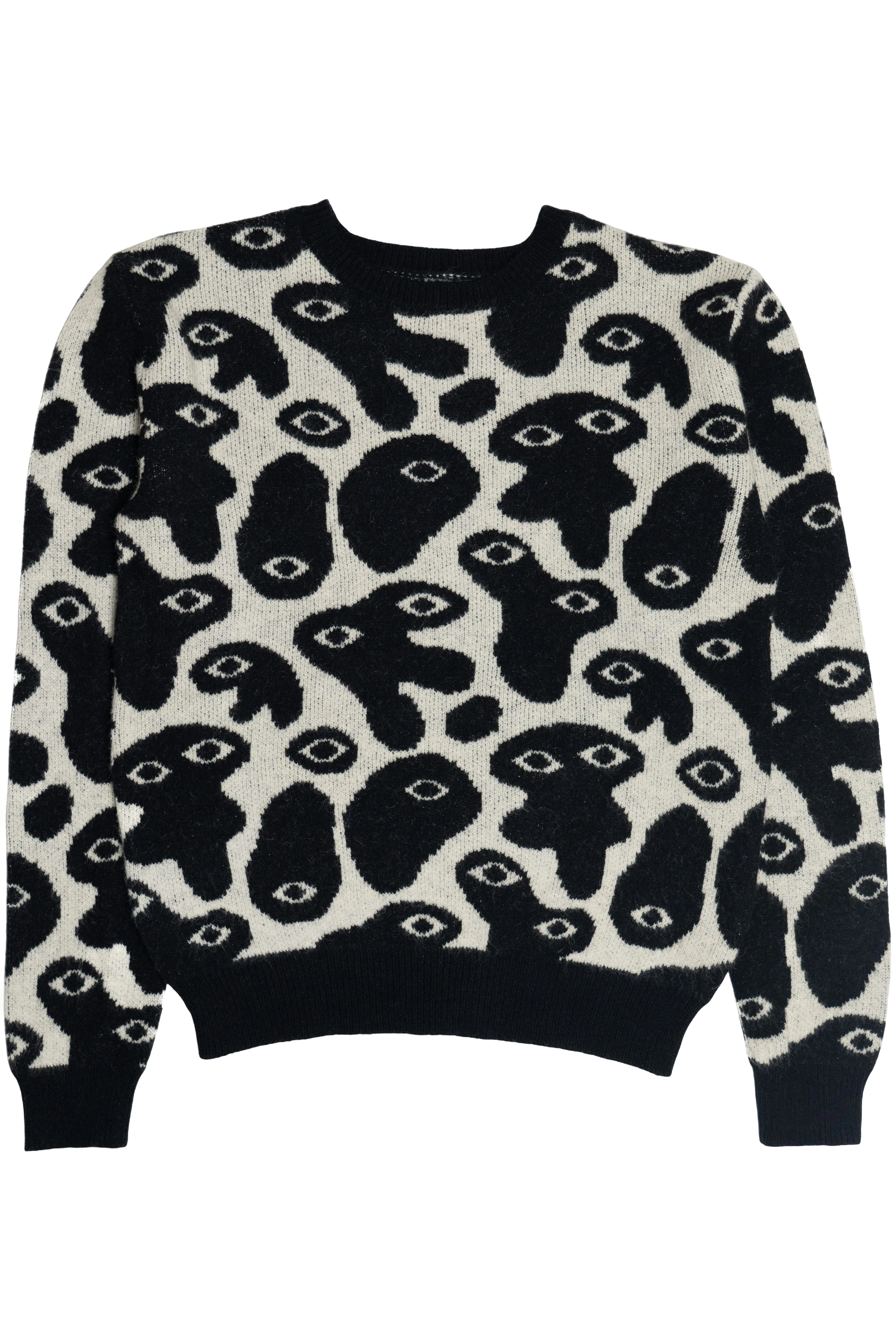 Amoeba Brushed Knit Sweater - Image 3