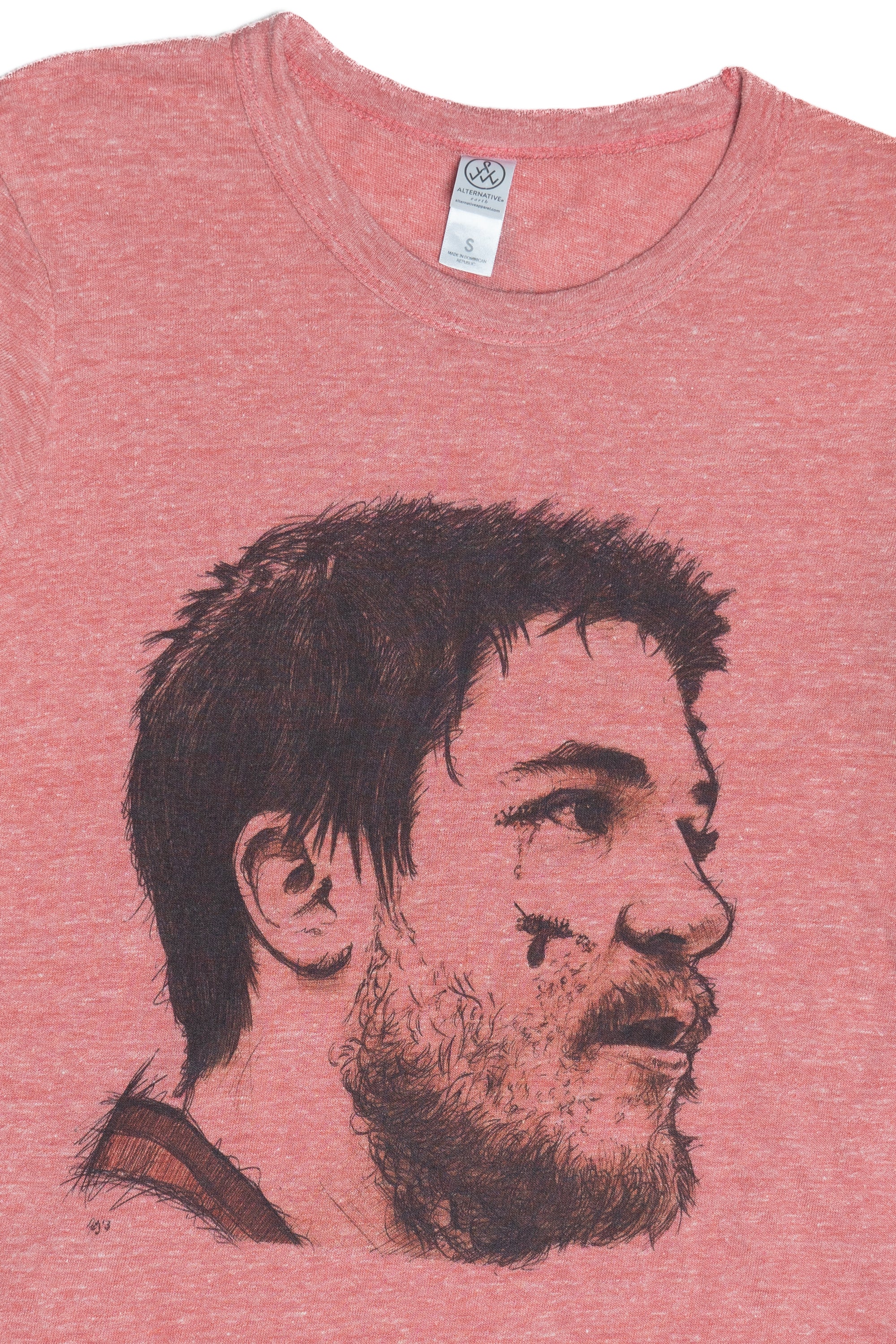 Andrew Shaw Hockey Puck Scar NHL Blackhawks T-Shirt (2010s) - Image 2