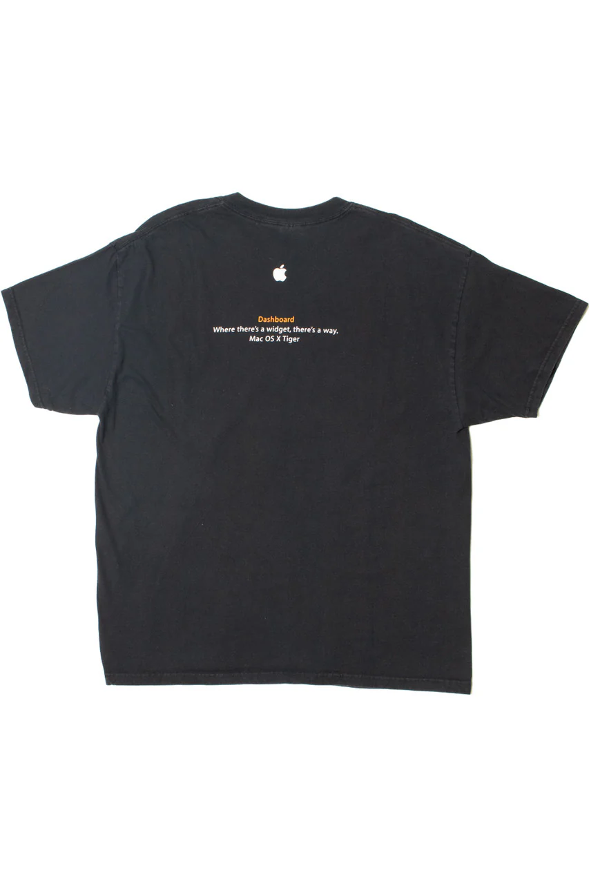Apple Mac OS X Tiger Dashboard Promotional T-Shirt - Image 2