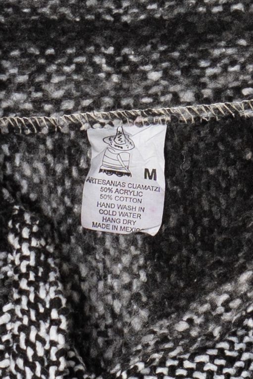 Artesanias Cliamatzi Black And White Baja Hoodie (2000s) - Image 4