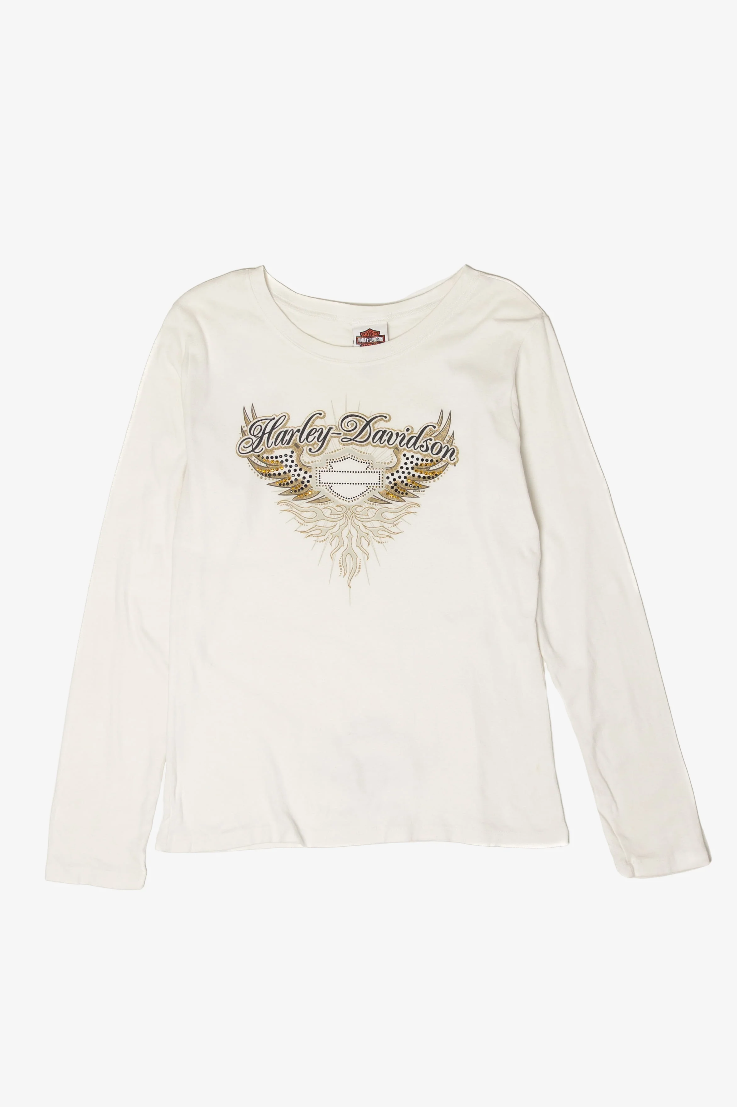 Asan, Guam Long Sleeve Harley Davidson T-Shirt (2000s)