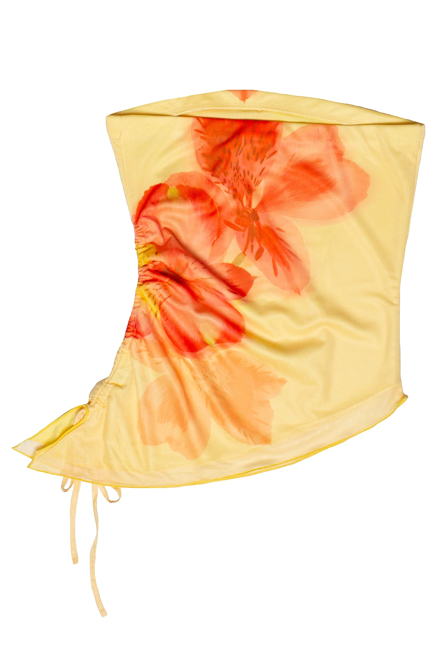 Asymmetrical Hibiscus Tube Top - Image 16