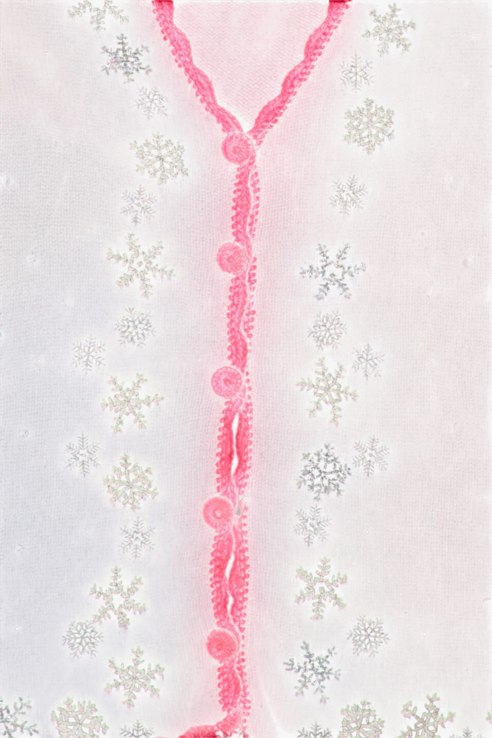 Basic Editions Snowflakes Ugly Christmas Vest - Image 2