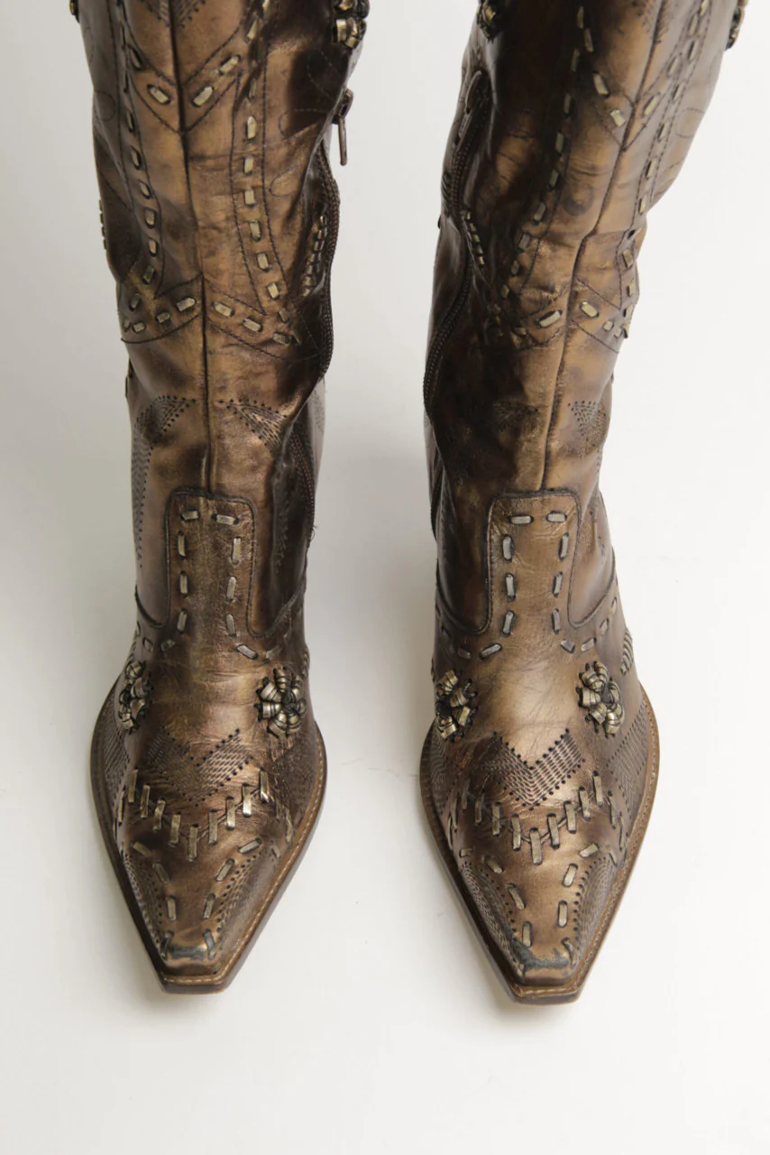 BCB Girls 8.5 B Cowgirl Boots - Image 6