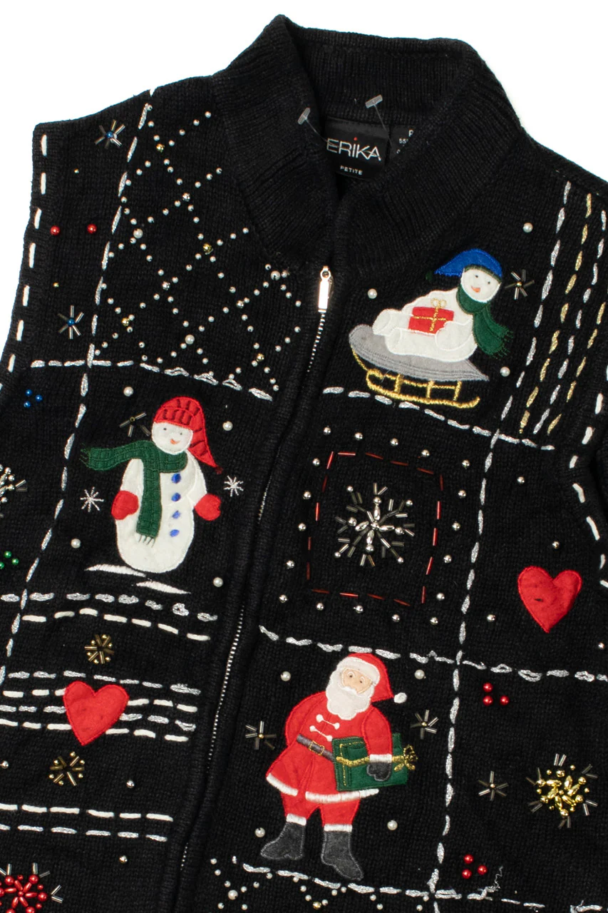 Beaded Ugly Christmas Vest 62168