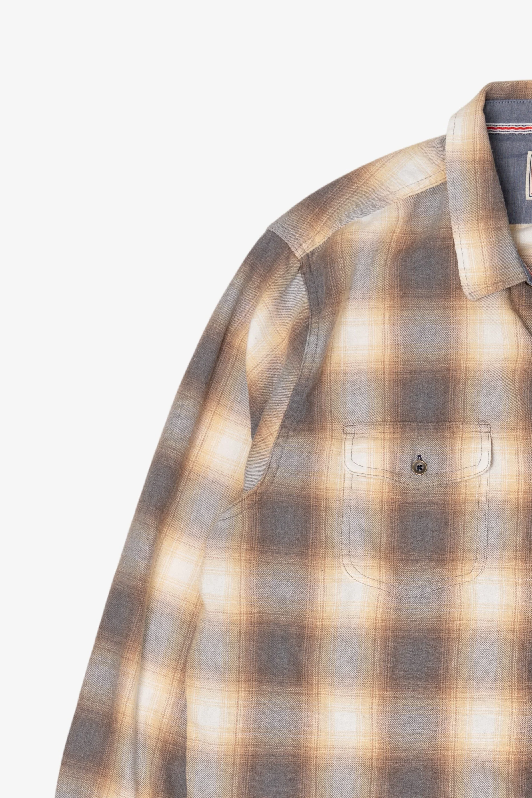 Beige Flag & Anthem Flannel Shirt (2010s) - Image 6
