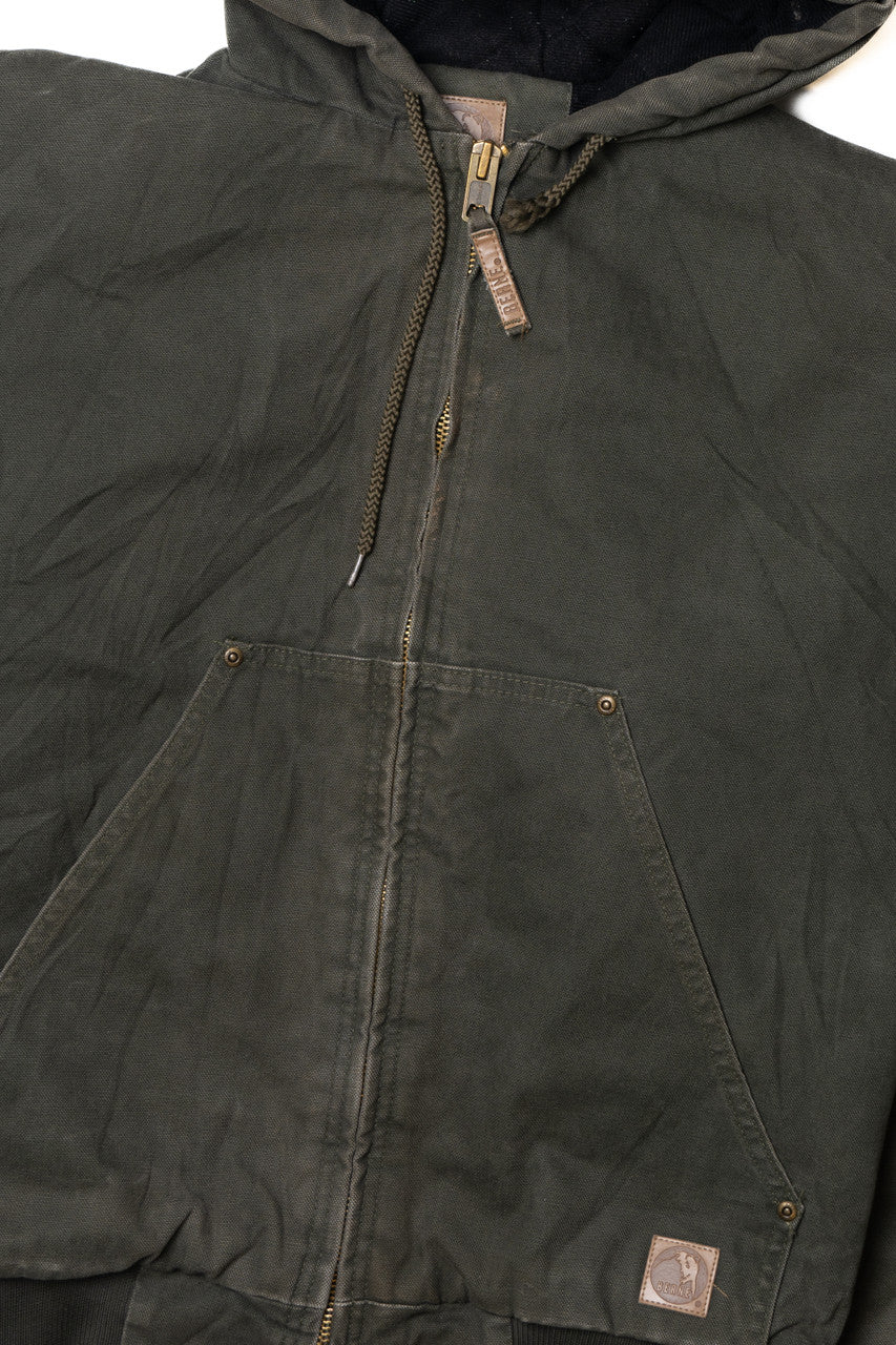 Berne Zip-Up Hooded Workwear Coat - Image 2