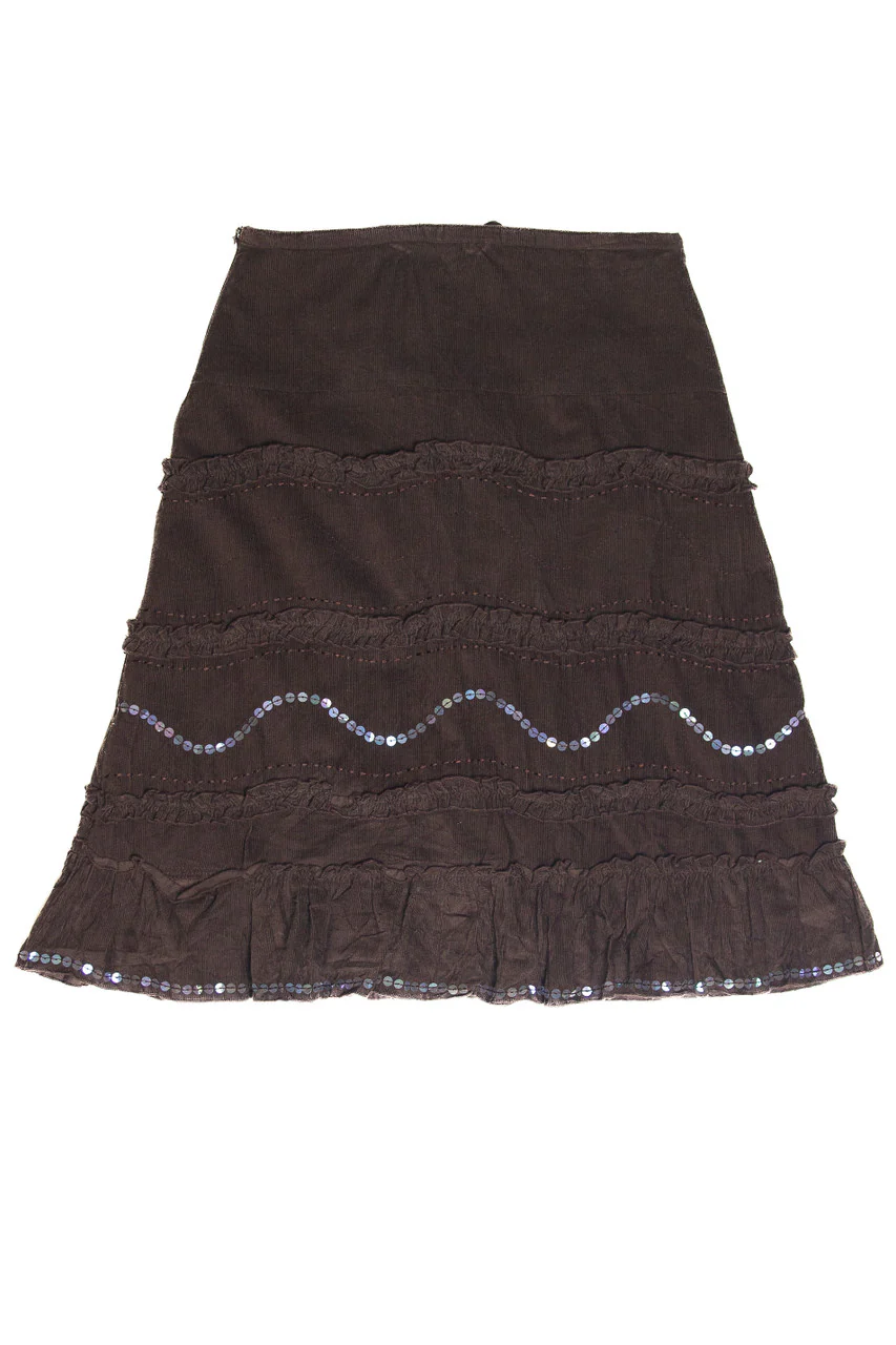 Betsy & Babs Tiered Sequin Skirt - Image 2