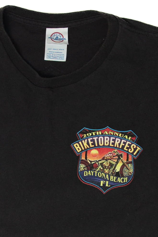 Biketoberfest 29th Annual Daytona Beach T-Shirt (2020s) - Image 3