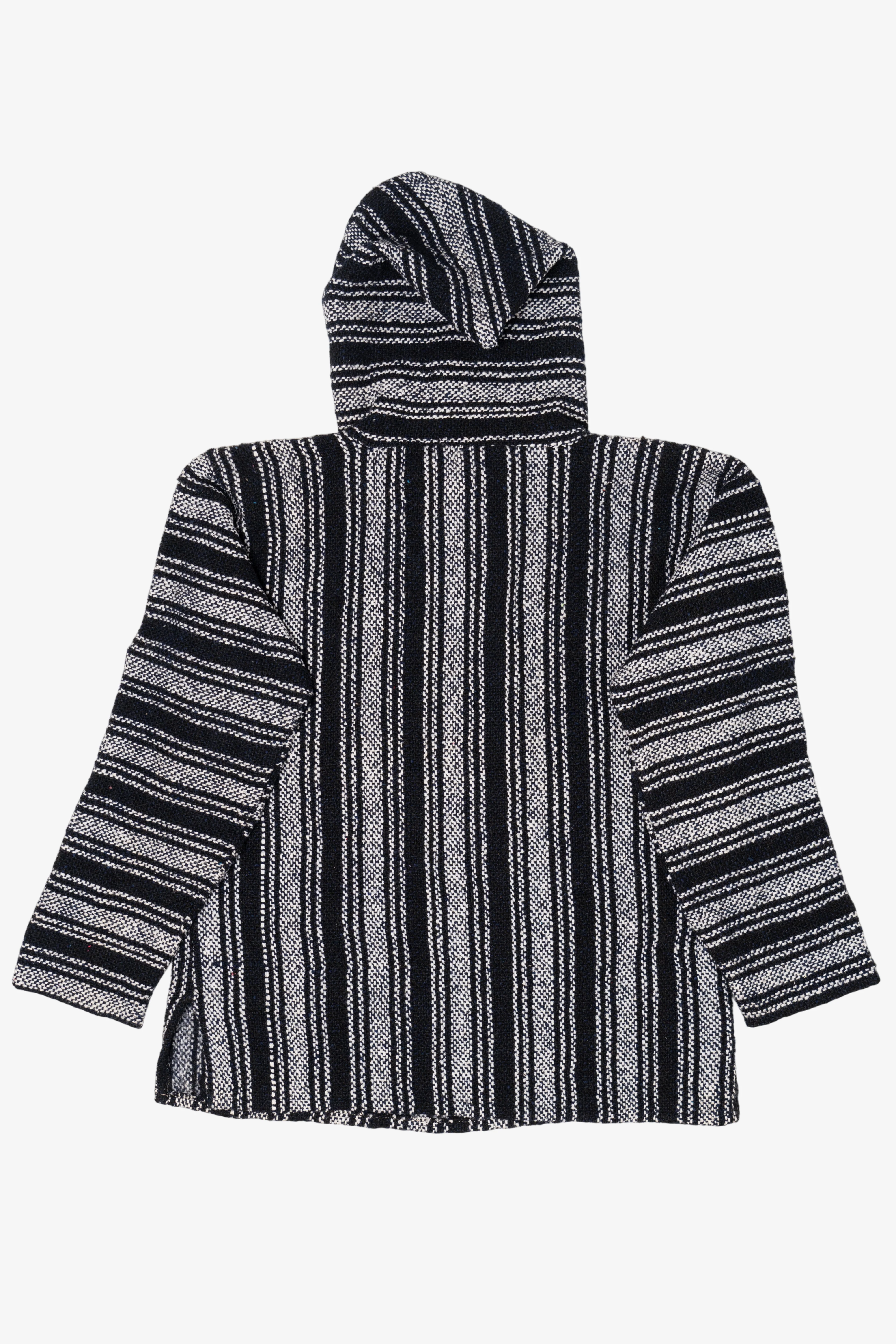 Black And Gray Baja Hoodie (2010s) - Image 2