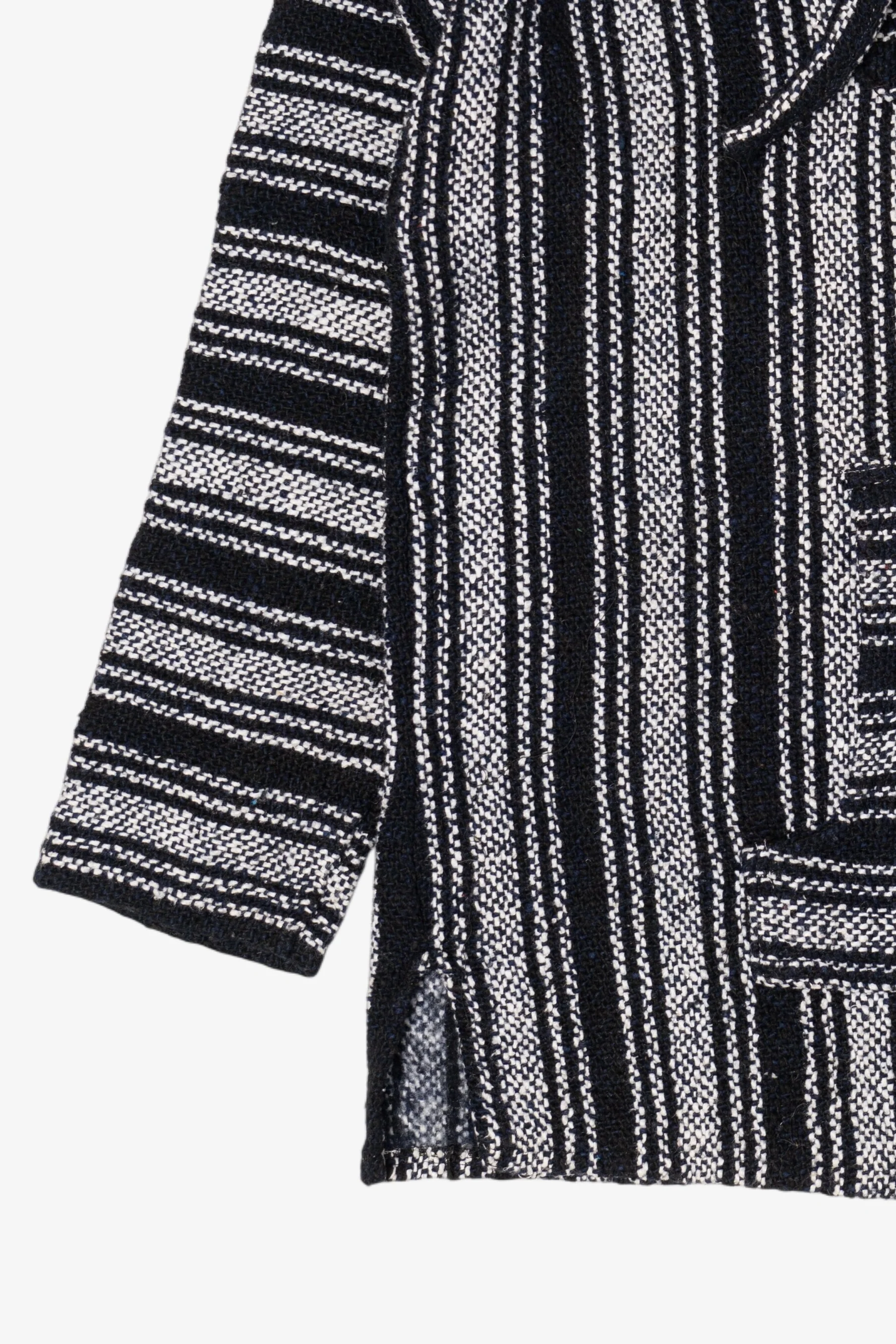 Black And Gray Baja Hoodie (2010s) - Image 6