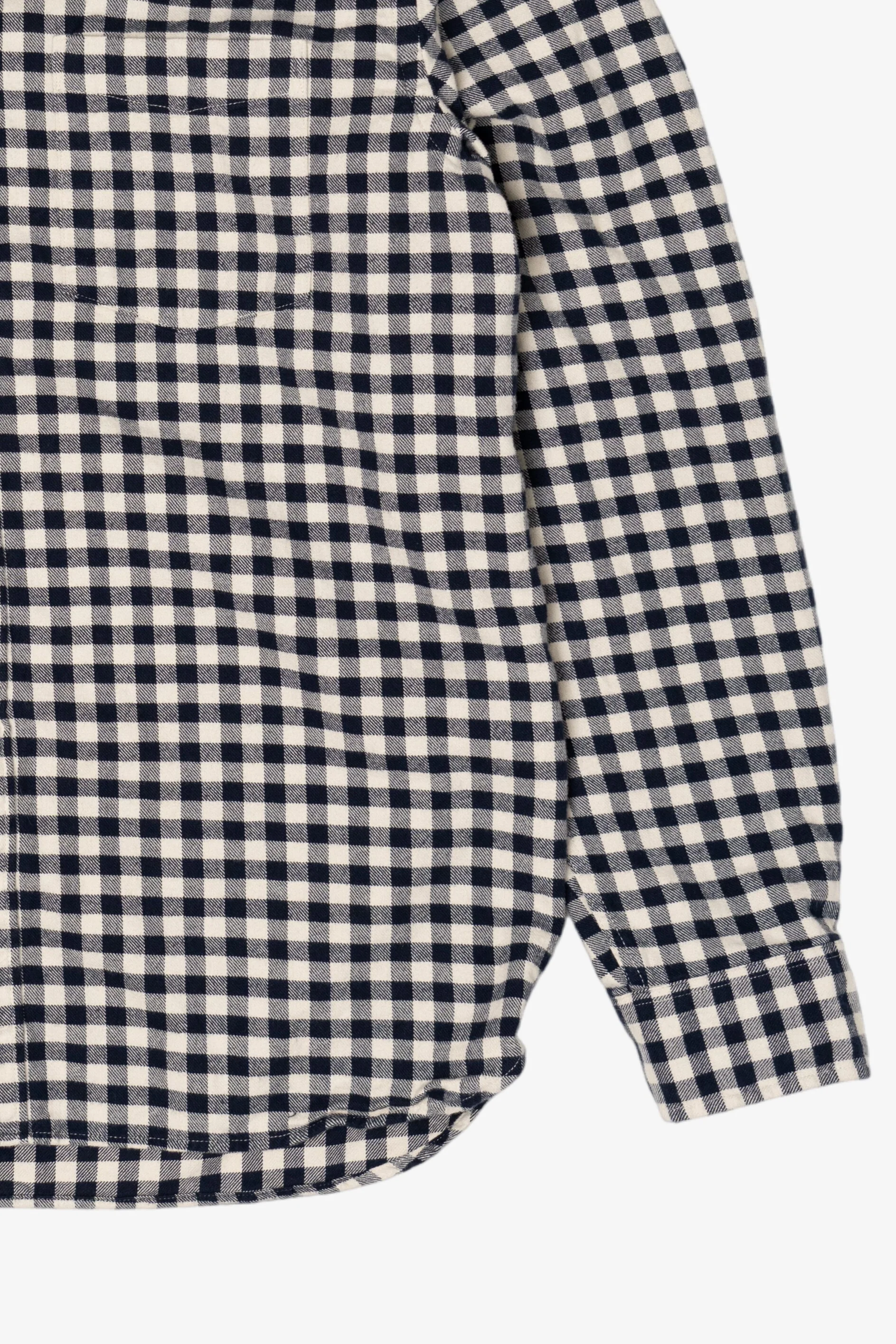 Black And White Checkered H&M Flannel Shirt (2010s) - Image 10