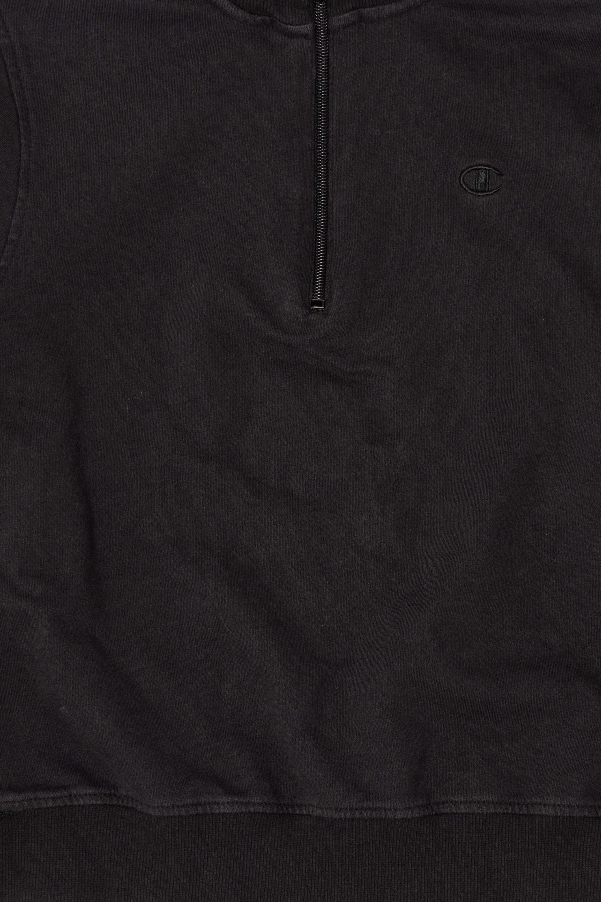 Black Champion Half-Zip Sweatshirt - Image 5
