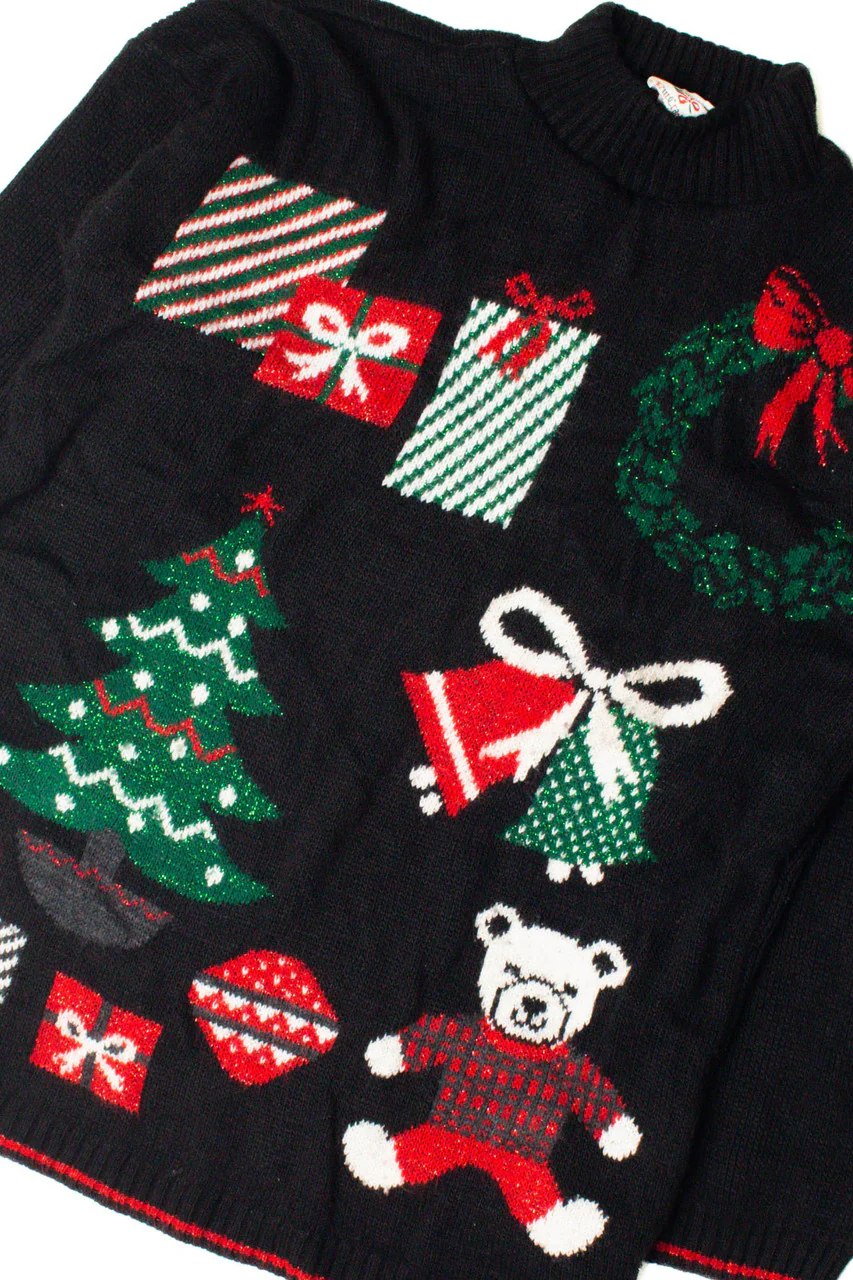 Black Everything Christmas Ugly Christmas Pullover 59337
