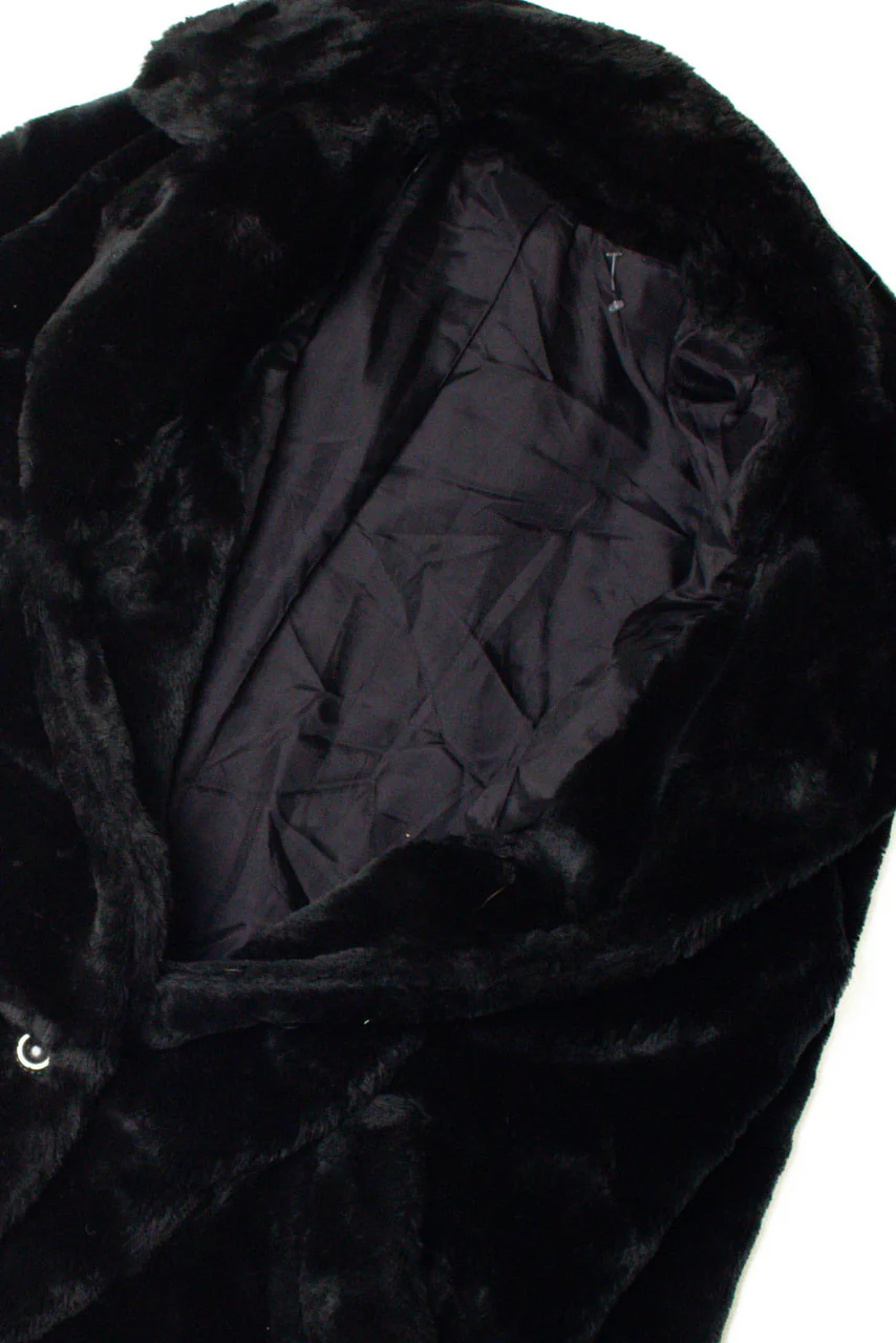 Black Faux Fur Coat 7 - Image 3