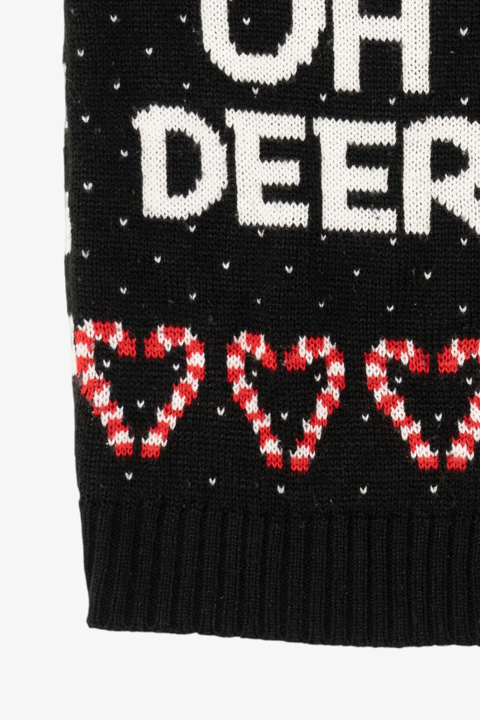 Black No Boundaries "Oh Deer" Ugly Christmas Vest (2010s) - Image 8