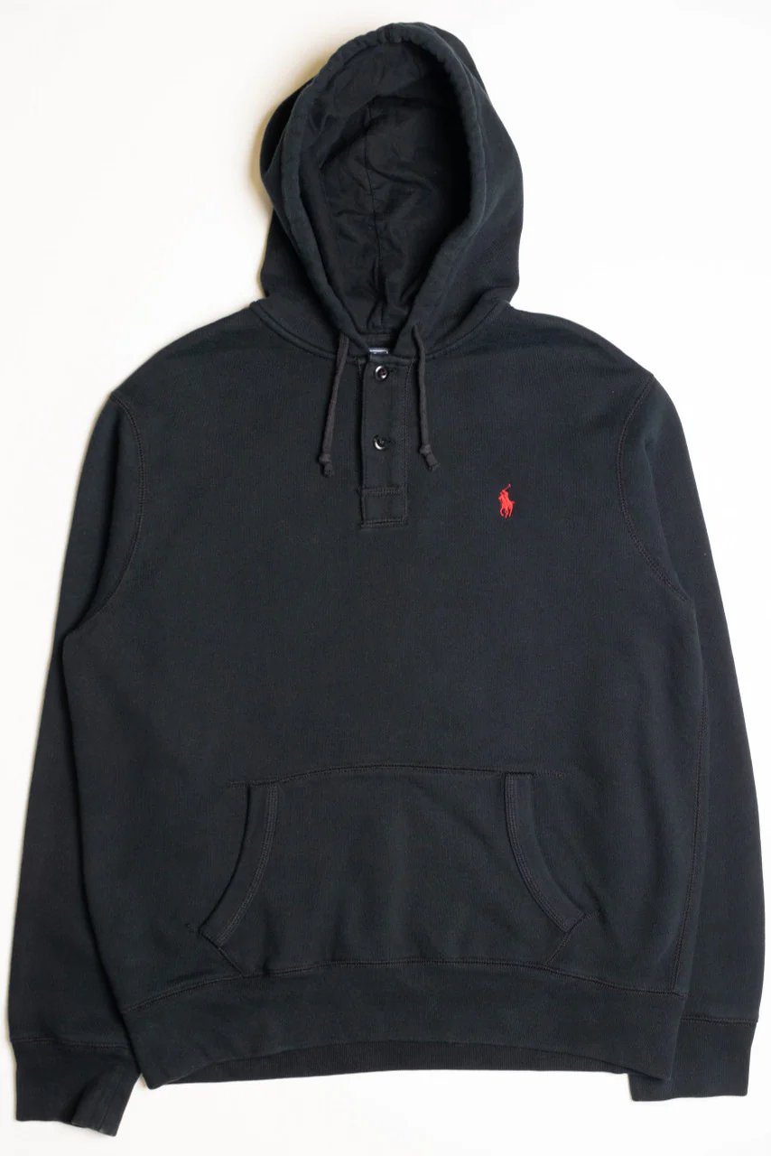 Black Ralph Lauren Hoodie - Image 2