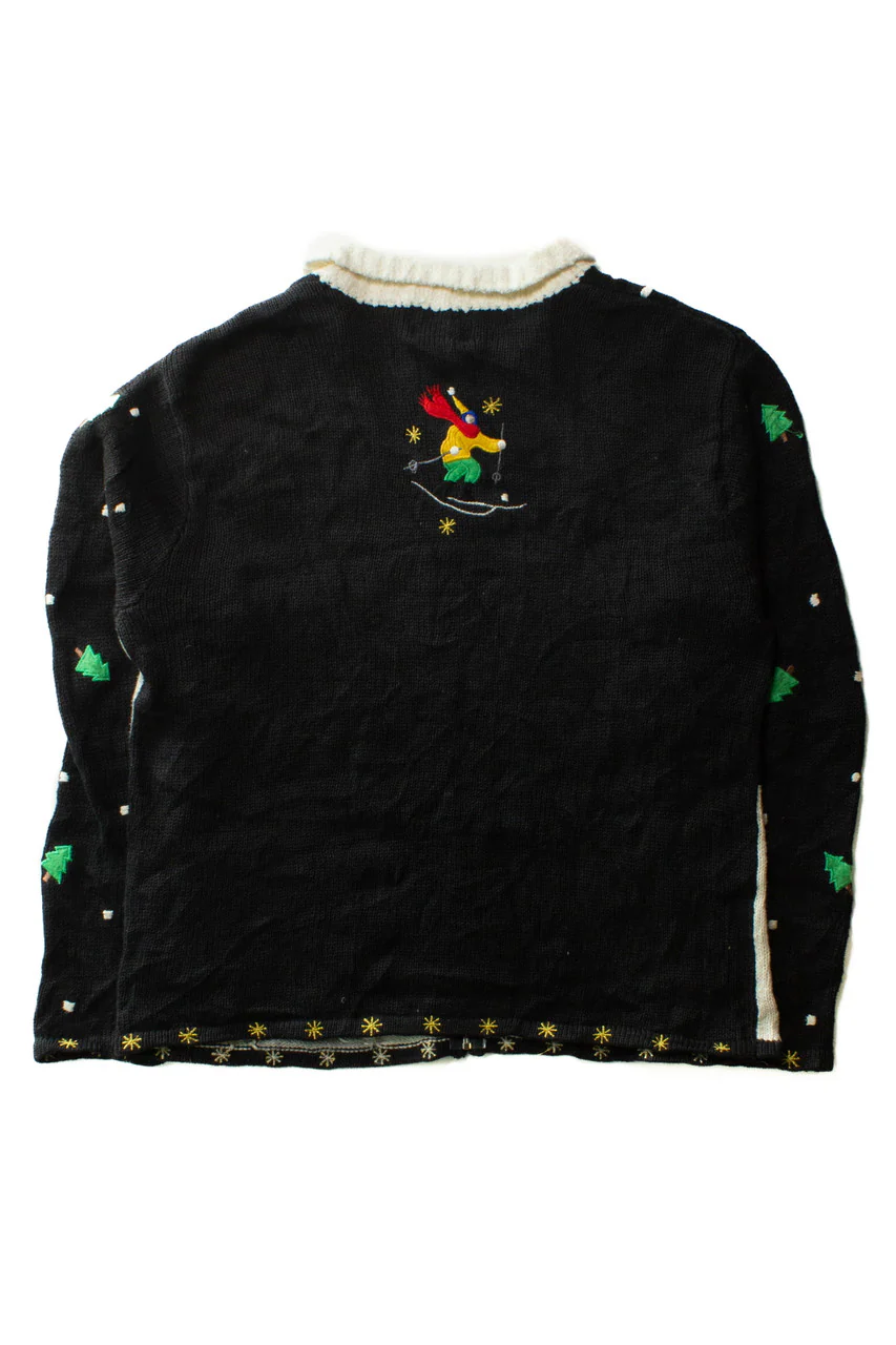 Black Ugly Christmas Cardigan 64056 - Image 3