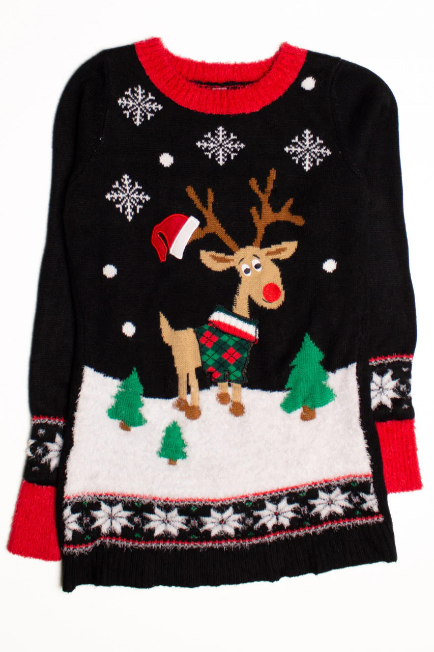 Black Ugly Christmas Pullover 58976 - Image 2