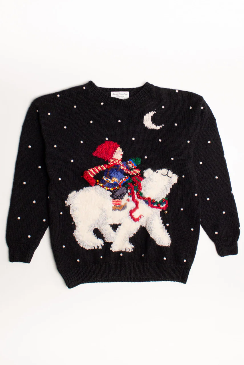Black Ugly Christmas Pullover 58999 - Image 2