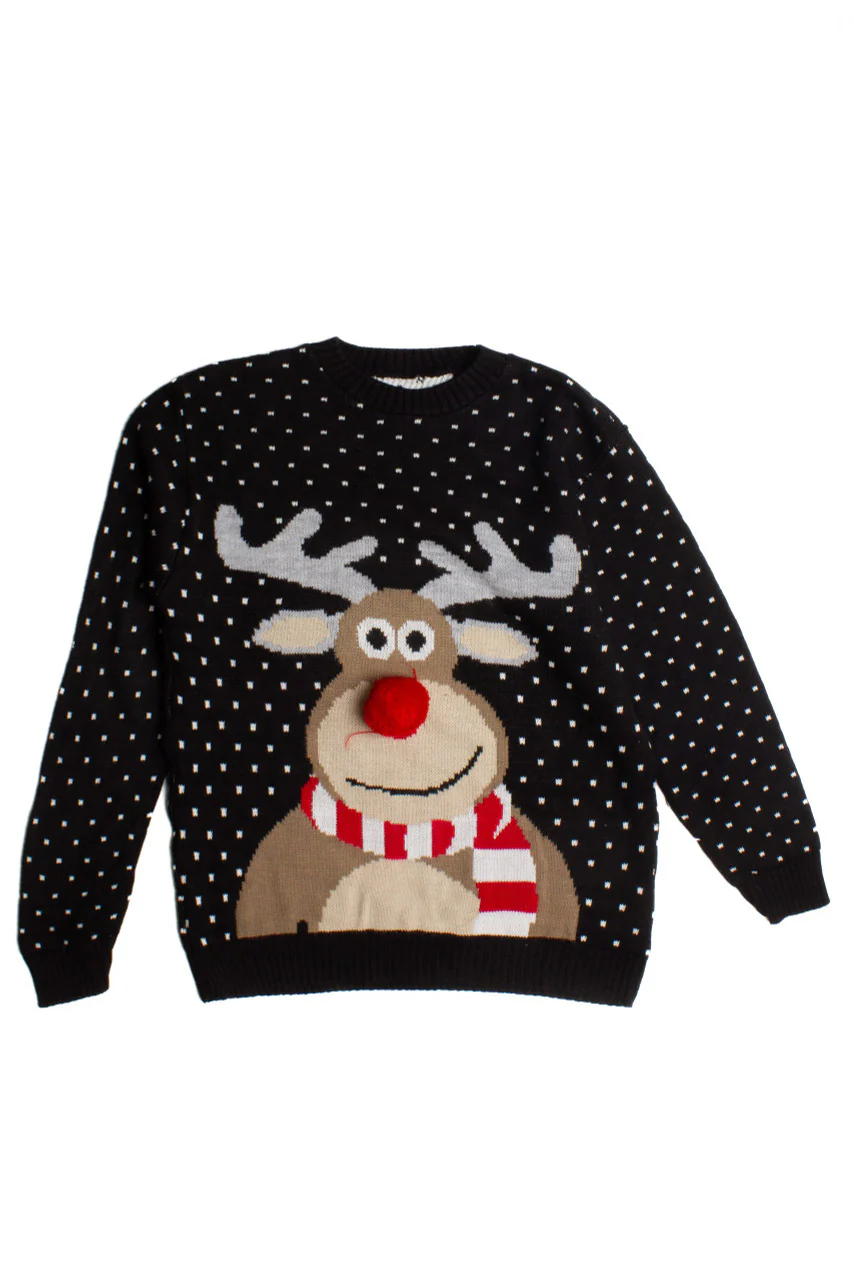 Black Ugly Christmas Pullover 60059 - Image 2