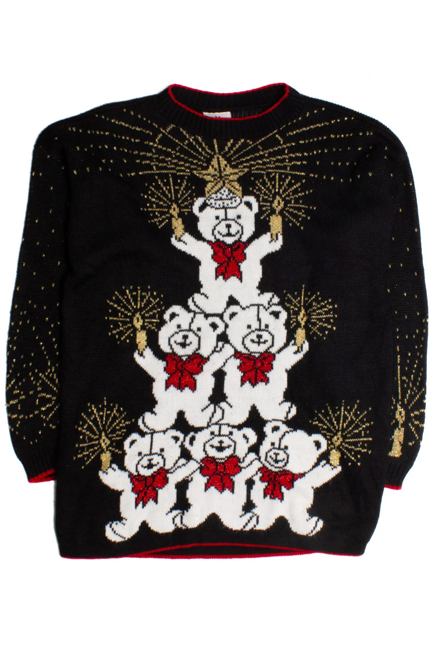 Black Ugly Christmas Pullover 60173 - Image 2