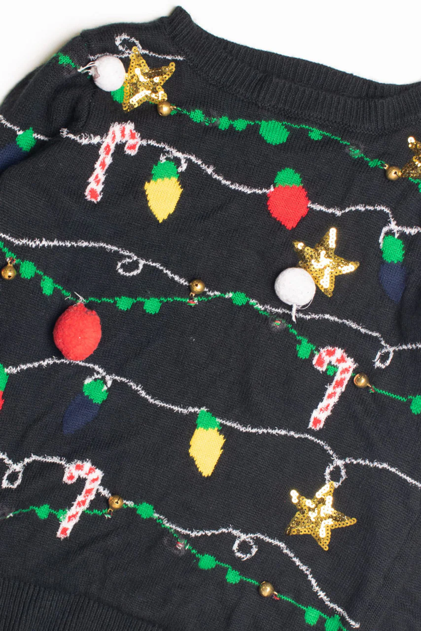 Black Ugly Christmas Pullover 61256