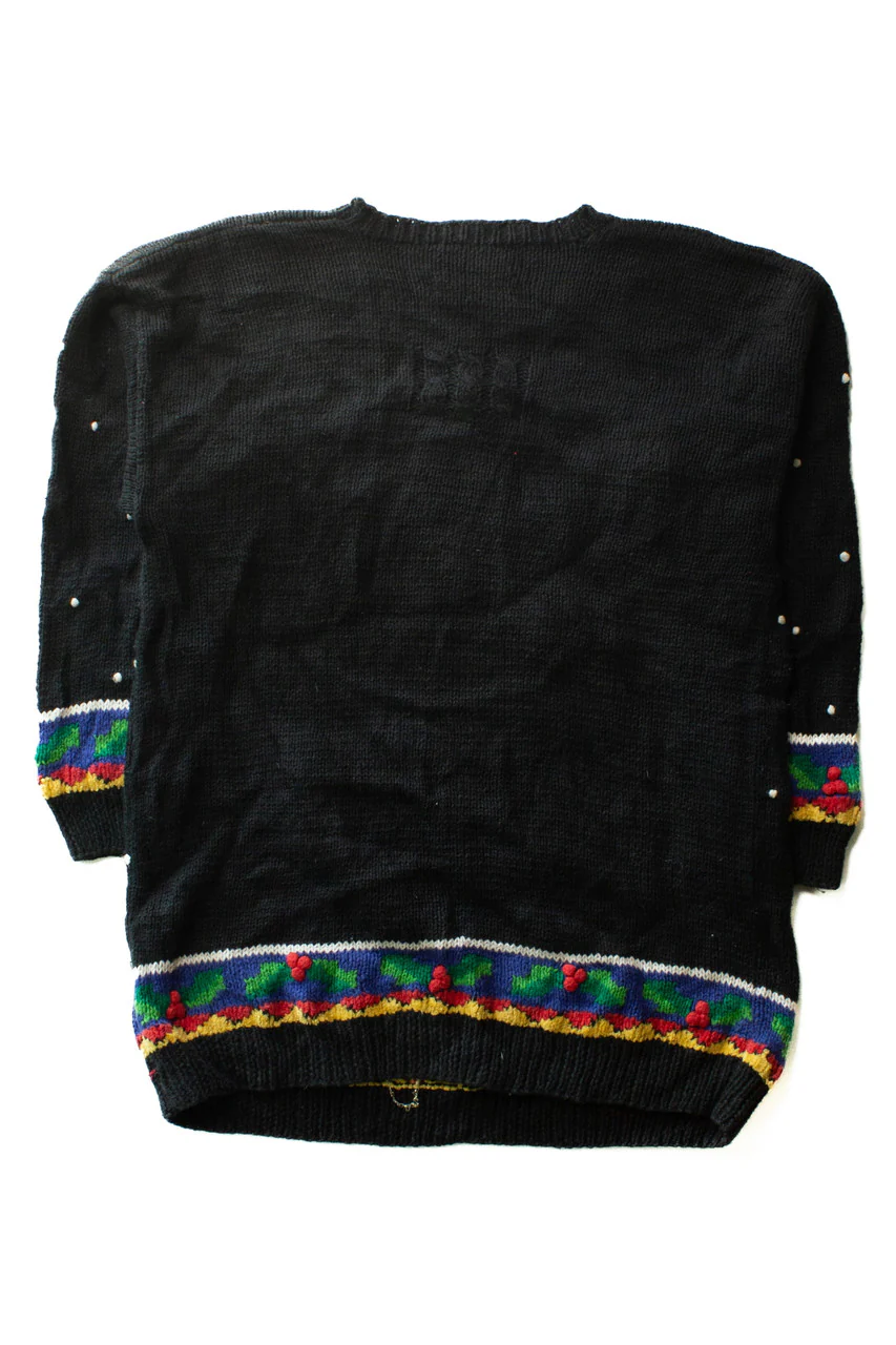 Black Ugly Christmas Pullover 64028 - Image 3