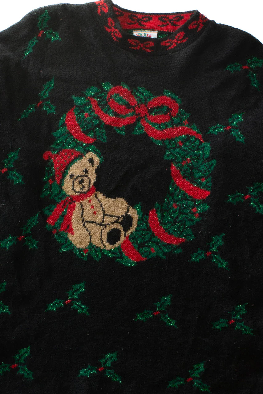 Black Ugly Christmas Pullover 64032 - Image 2