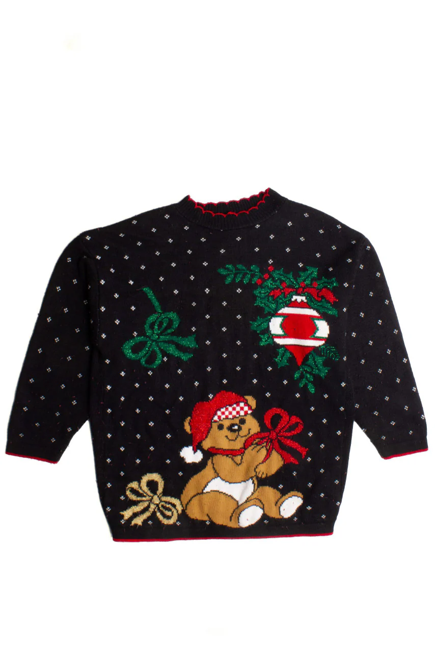 Black Ugly Christmas Sweater 60300 - Image 2