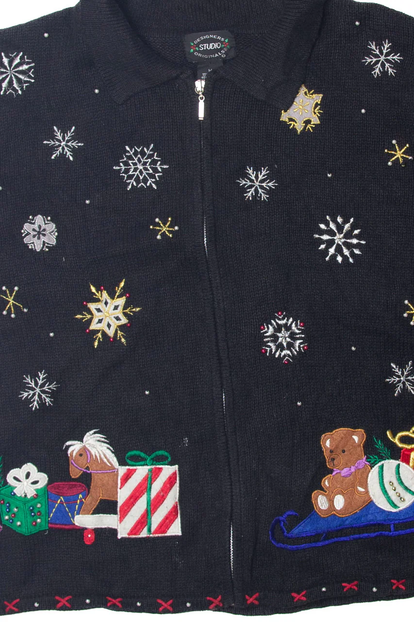 Black Ugly Christmas Sweater 63692 - Image 2