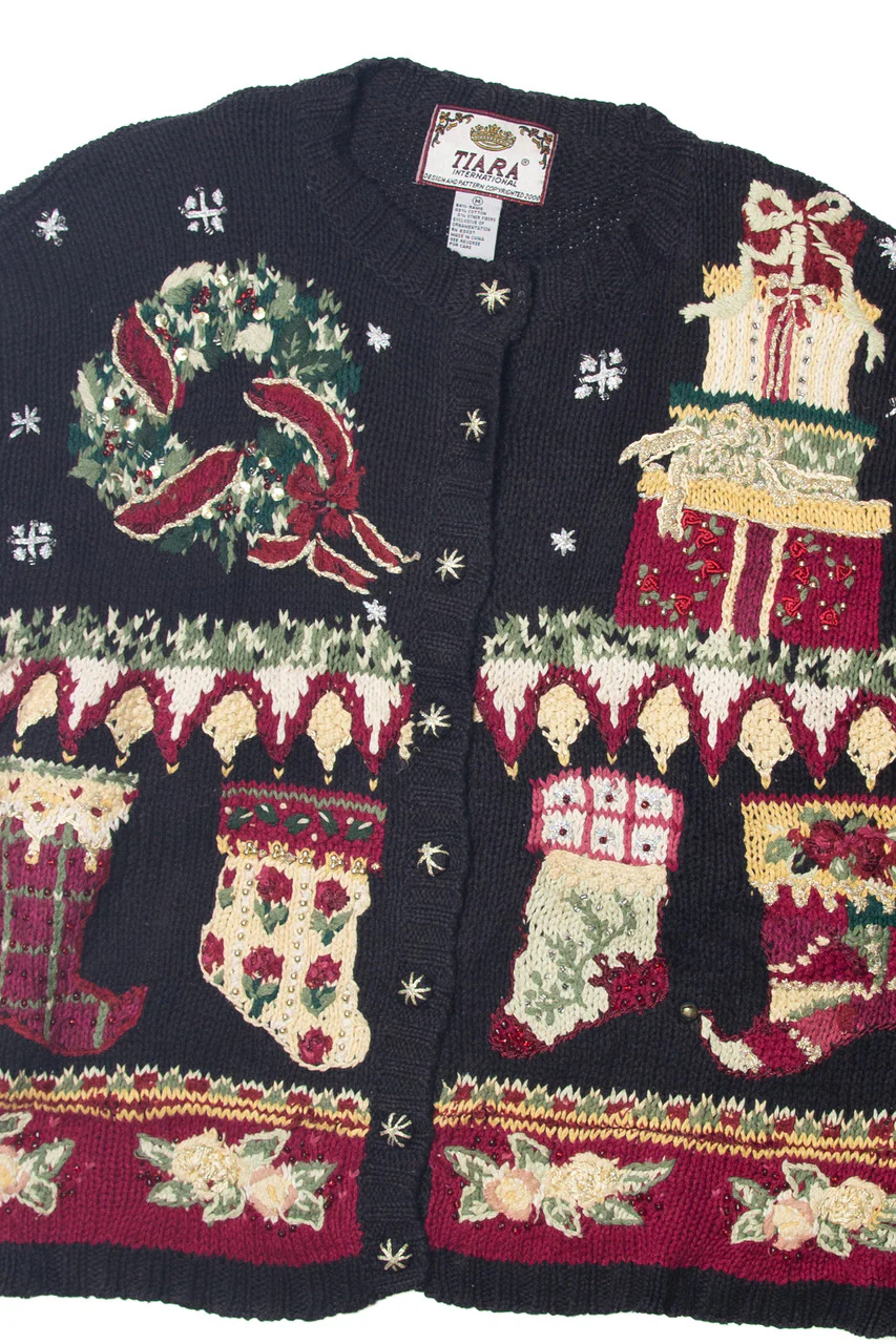 Black Ugly Christmas Sweater 63708 - Image 2