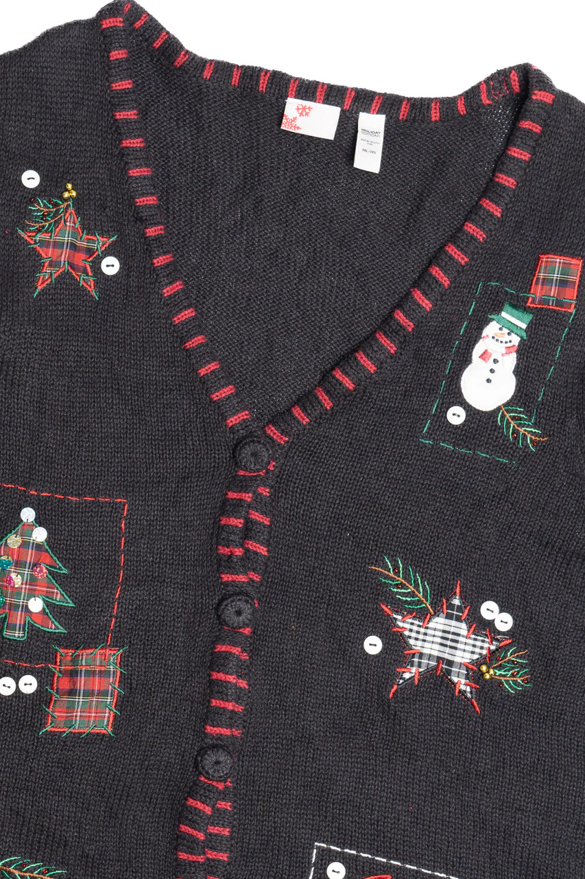 Black Ugly Christmas Sweater 63796 - Image 2