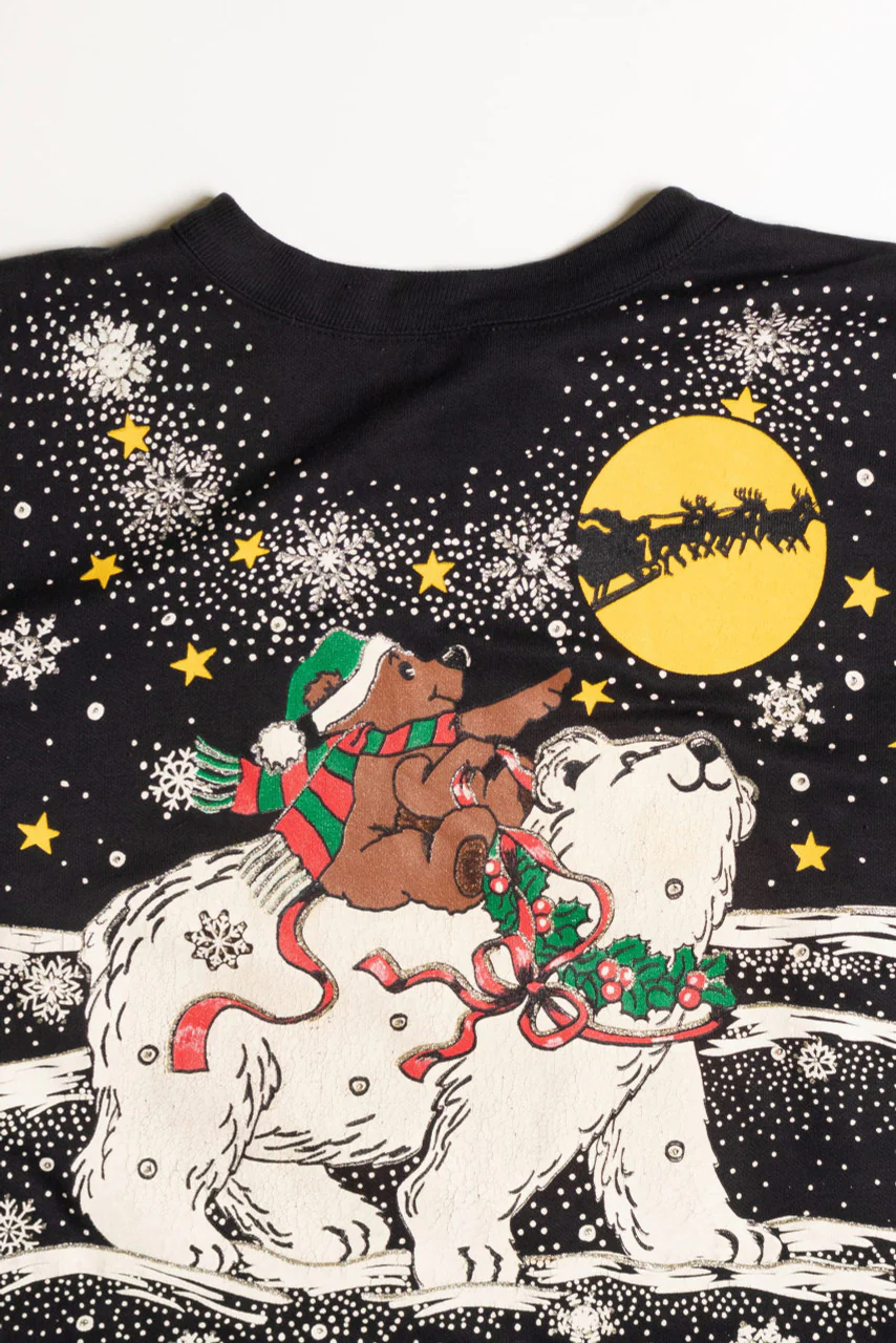 Black Ugly Christmas Sweatshirt 56853 - Image 2