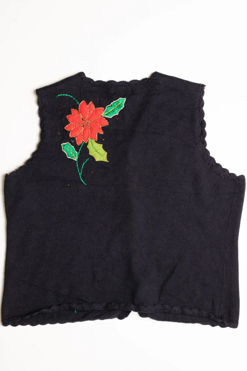 Black Ugly Christmas Vest 56812 - Image 2
