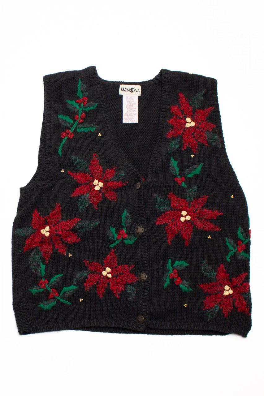 Black Ugly Christmas Vest 58686 - Image 2