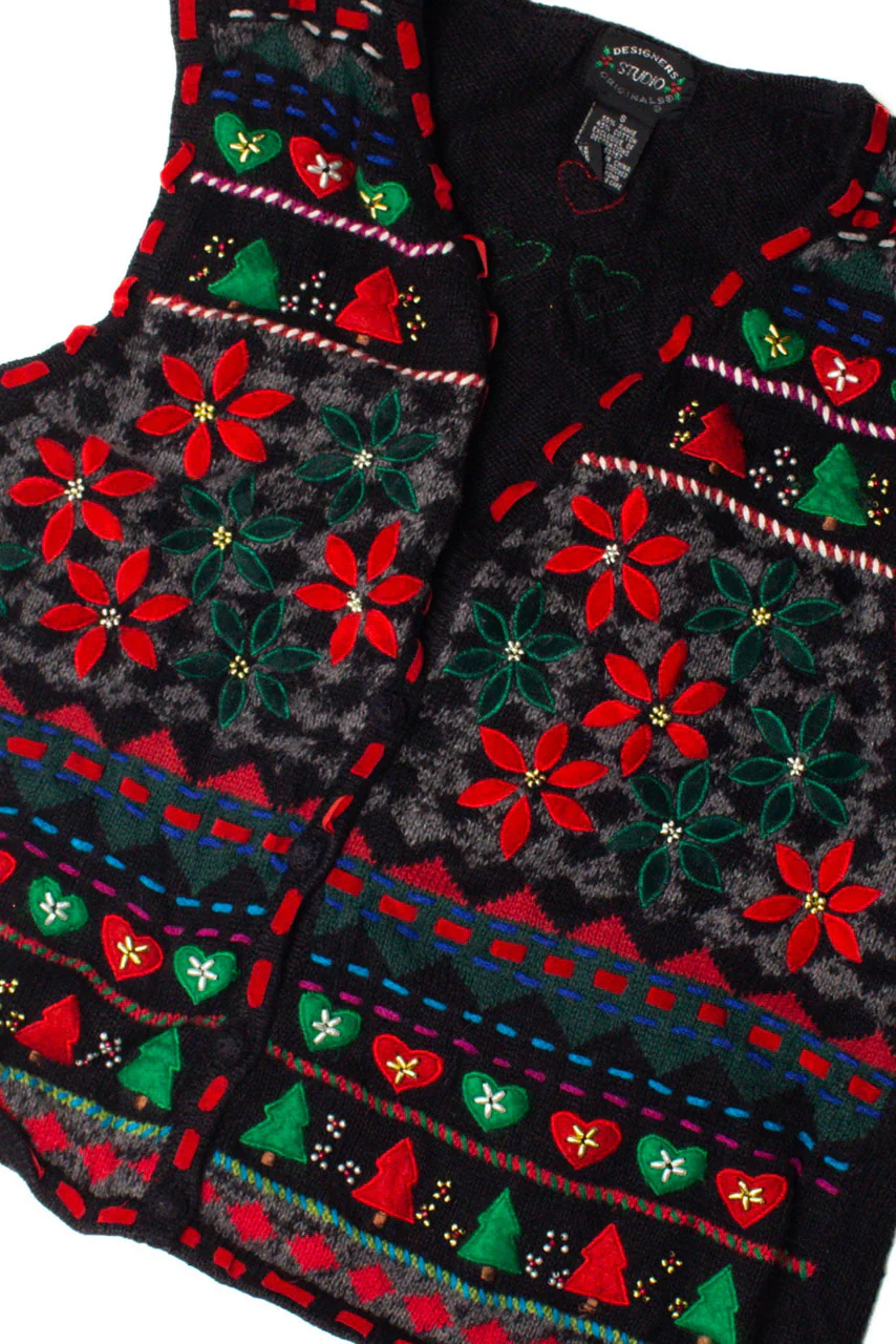 Black Ugly Christmas Vest 59474