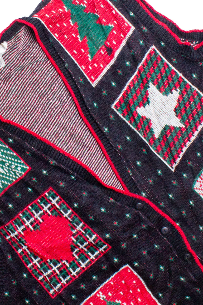 Black Ugly Christmas Vest 60502