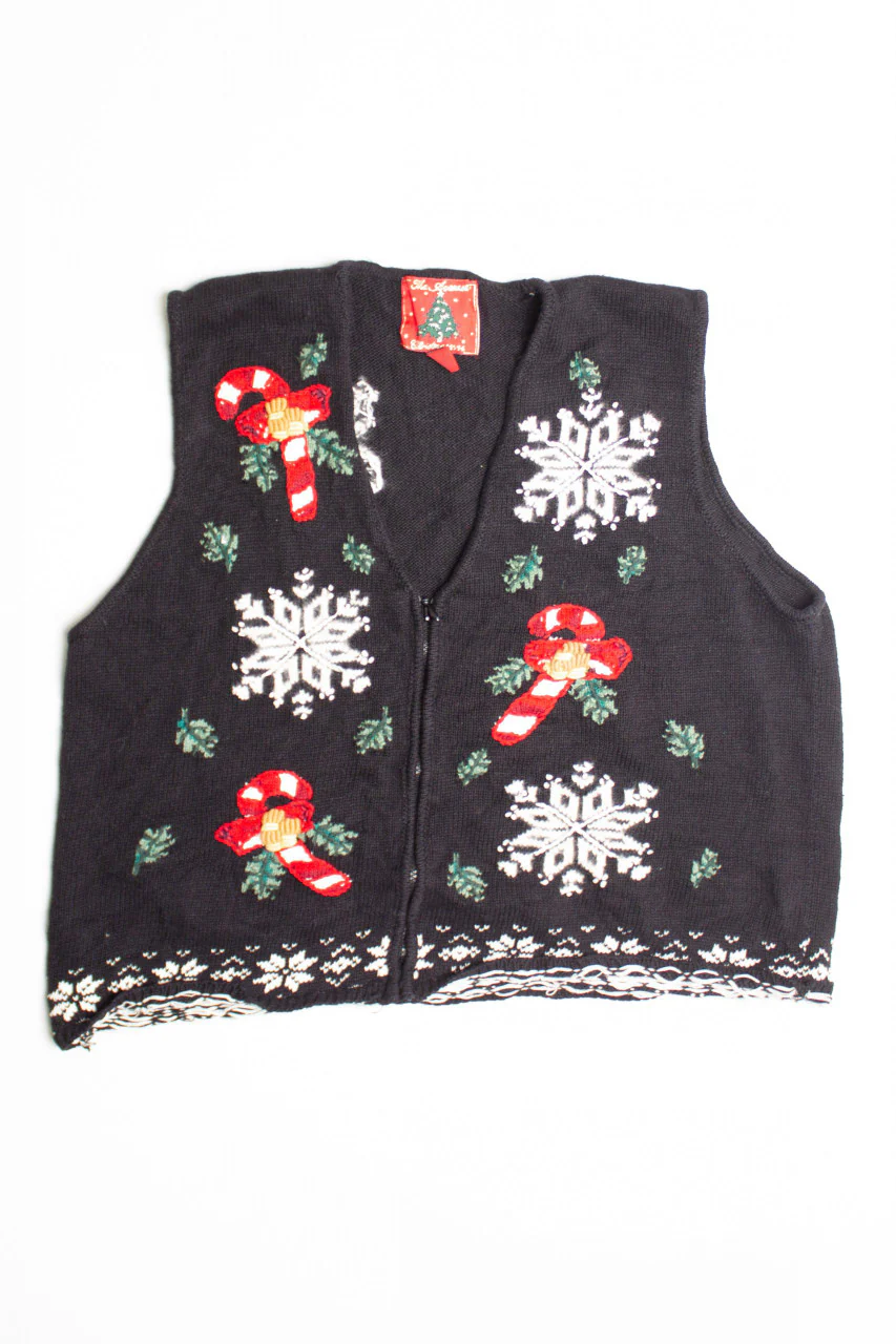 Black Ugly Christmas Vest 60511