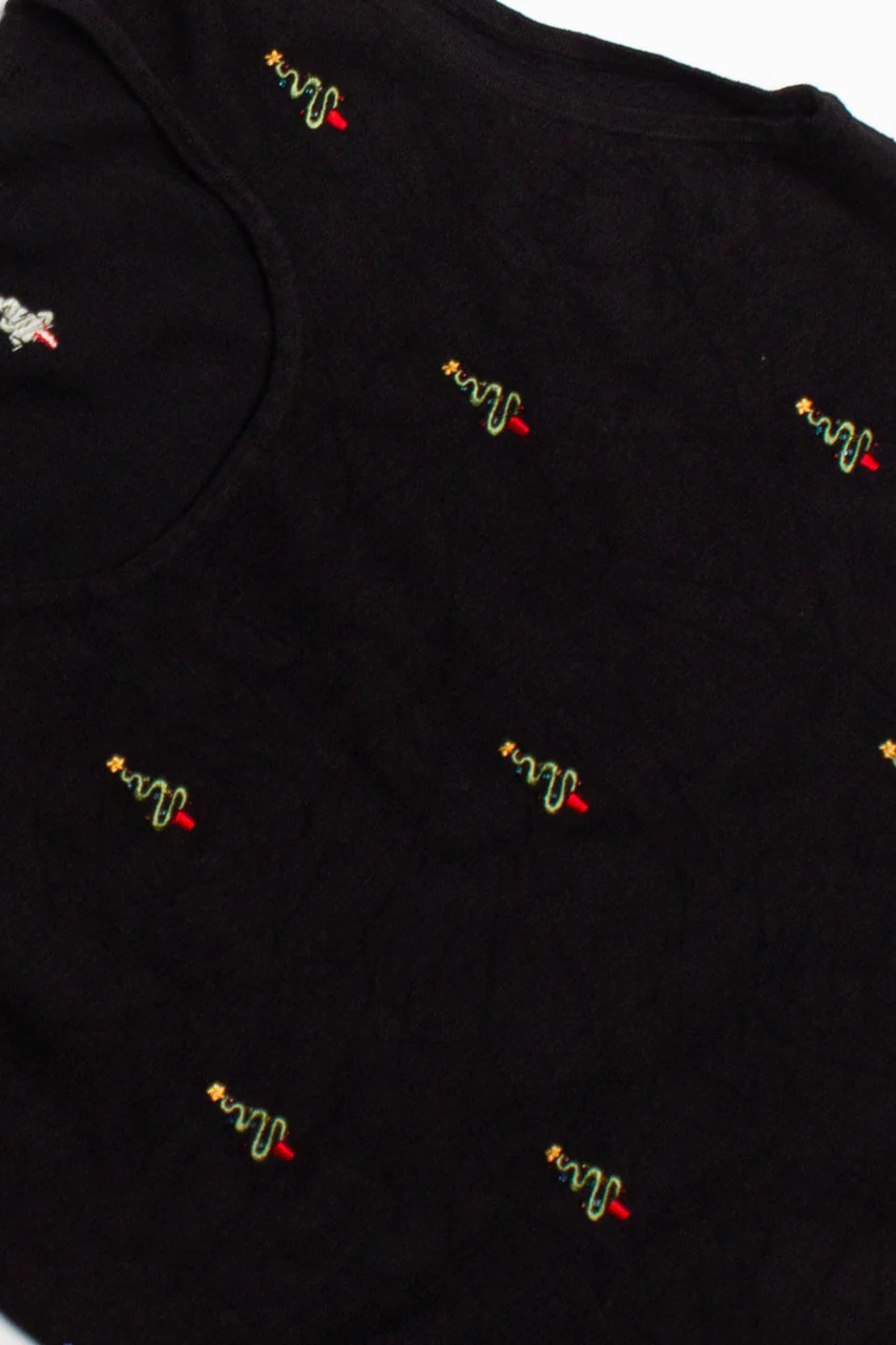Black Ugly Christmas Vest 60620 - Image 2
