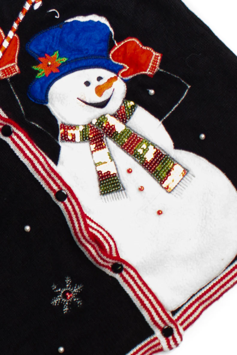 Black Ugly Christmas Vest 60767