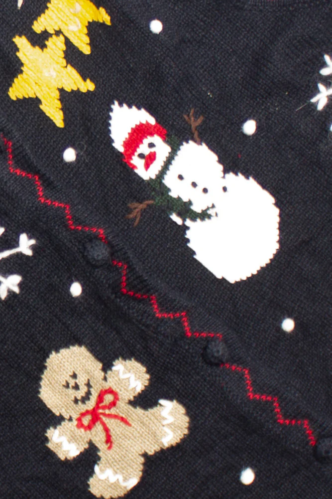 Black Ugly Christmas Vest 60787 - Image 2