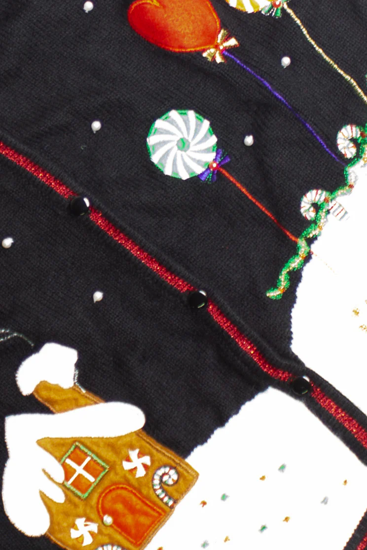 Black Ugly Christmas Vest 60795