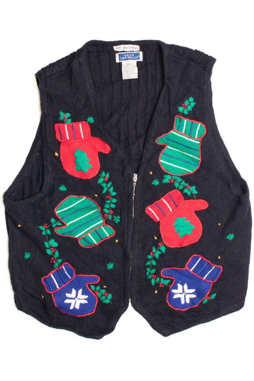 Black Ugly Christmas Vest 61197