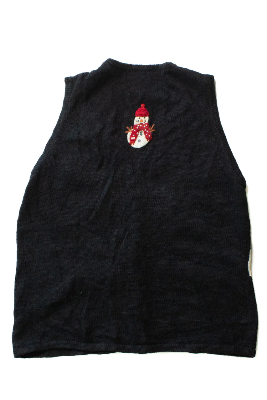 Black Ugly Christmas Vest 63490 - Image 2