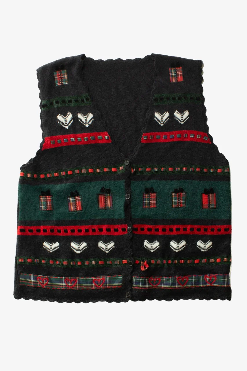 Black Ugly Christmas Vest 63526