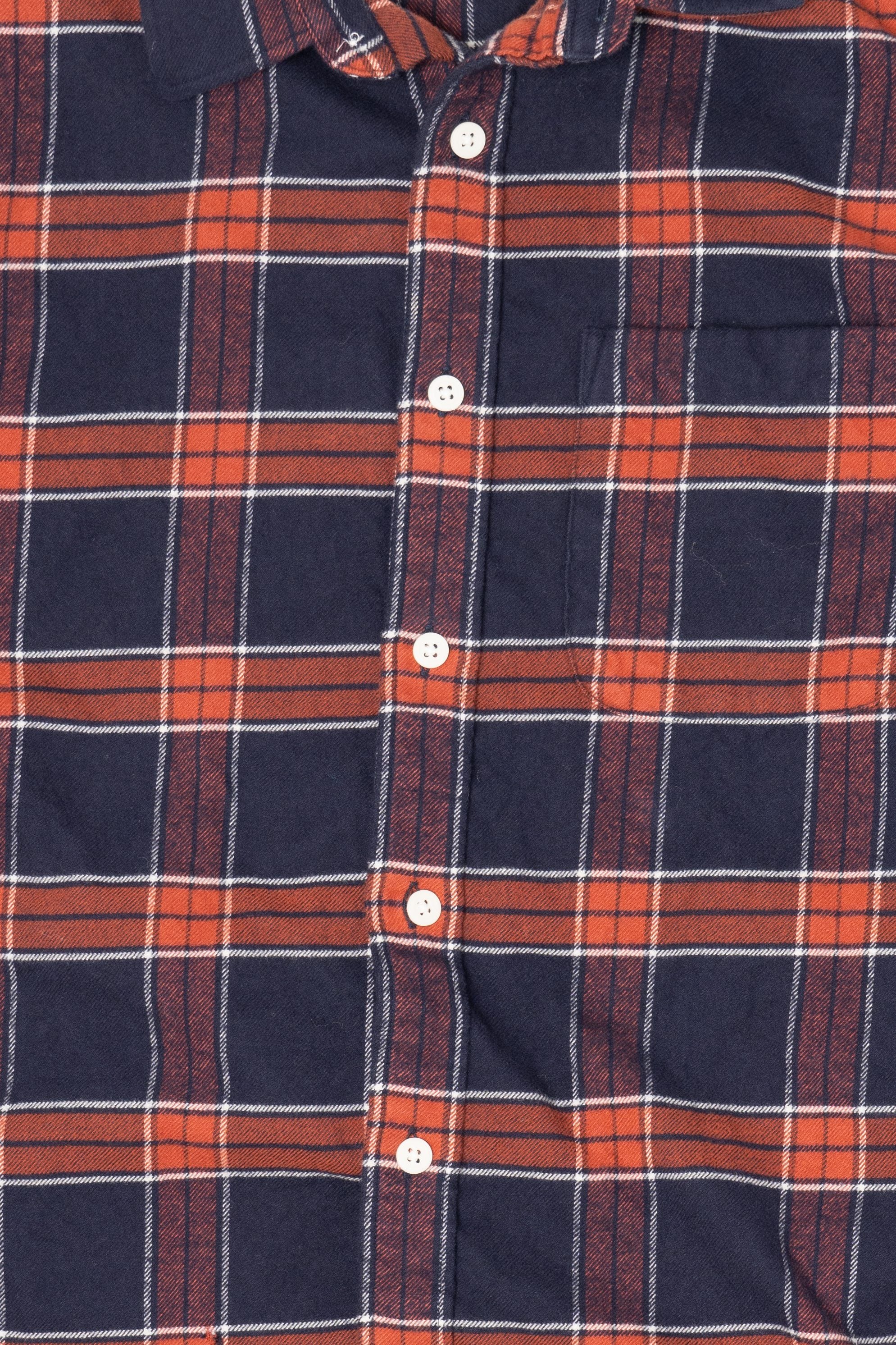 Blue And Orange Flannel Shirt (2000s) - Image 3